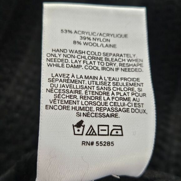 Express Black Cable Knit Turtleneck Sweater NWT Woman's Size Small - Picture 7 of 8